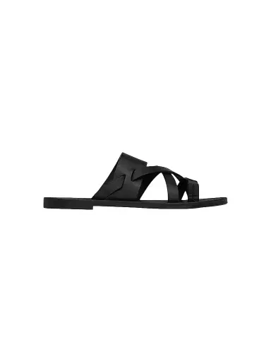 Saint Laurent Men's Culver Mules in Smooth Leather | Thumbnail 1 Saint Laurent Men's Culver Mules in Smooth Leather | Thumbnail 1