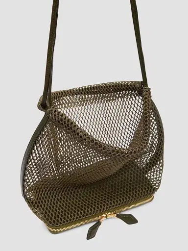 Alaïa Women's Fishnet Bucket Bag - Camouflage Green | Thumbnail 5