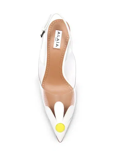 Alaïa Women's Bloom 90MM Slingback Pumps | Thumbnail 4 Alaïa Women's Bloom 90MM Slingback Pumps | Thumbnail 4