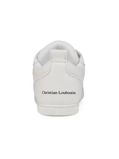 Christian Louboutin Men's SK VI Low-Top Sneakers - White - Size 15 | Thumbnail 3
