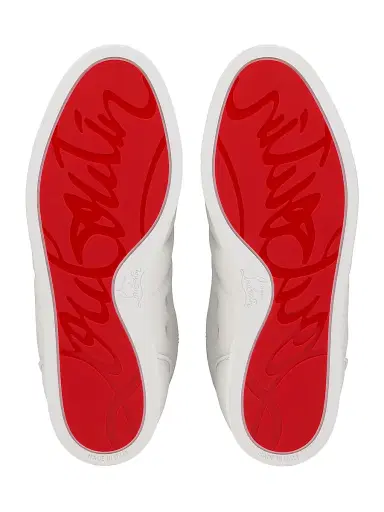 Christian Louboutin Men's SK VI Low-Top Sneakers - White - Size 15 | Thumbnail 5