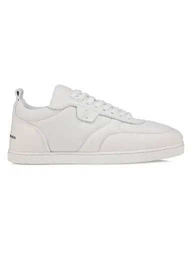 Christian Louboutin Men's SK VI Low-Top Sneakers - White - Size 15 | Thumbnail 1