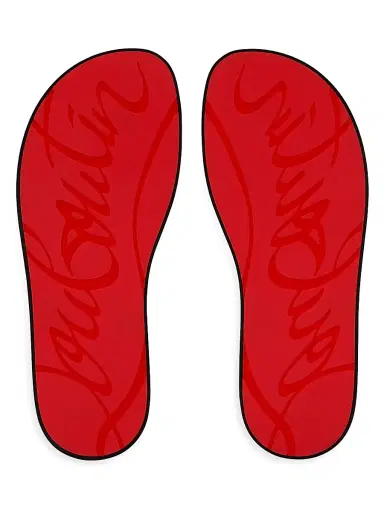 Christian Louboutin Men's Summer Rubber Thong Sandals - Black - Size 13 | Thumbnail 5 Christian Louboutin Men's Summer Rubber Thong Sandals - Black - Size 13 | Thumbnail 5