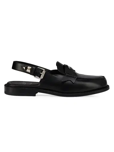 Christian Louboutin Men's Asclepius Sling Leather Mules | Thumbnail 1 Christian Louboutin Men's Asclepius Sling Leather Mules | Thumbnail 1