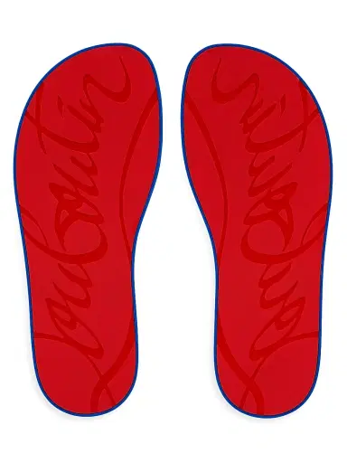 Christian Louboutin Men's Summer Rubber Thong Sandals - Azurite - Size 13 | Thumbnail 5 Christian Louboutin Men's Summer Rubber Thong Sandals - Azurite - Size 13 | Thumbnail 5