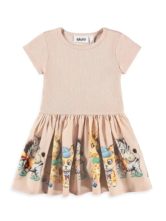 Baby Girl's & Little Girl's Carin Printed A-Line Dress - Vintage Cuties
