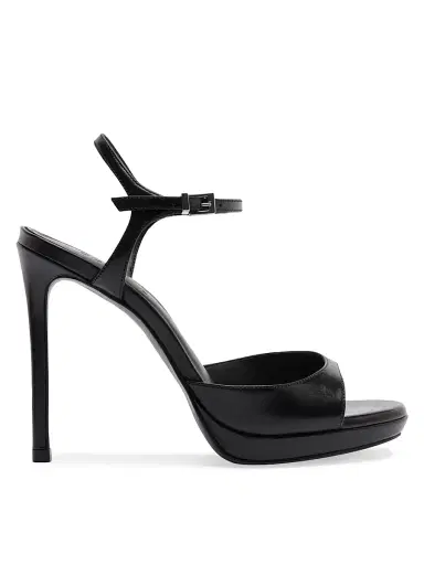 Schutz Women's Scarlett 115MM Leather Platform Sandals - Black | Thumbnail 1 Schutz Women's Scarlett 115MM Leather Platform Sandals - Black | Thumbnail 1
