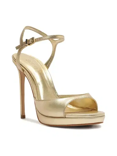Schutz Women's Scarlett 115MM Leather Platform Sandals - Platinum | Thumbnail 2 Schutz Women's Scarlett 115MM Leather Platform Sandals - Platinum | Thumbnail 2