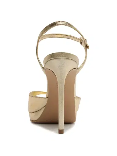 Schutz Women's Scarlett 115MM Leather Platform Sandals - Platinum | Thumbnail 6 Schutz Women's Scarlett 115MM Leather Platform Sandals - Platinum | Thumbnail 6
