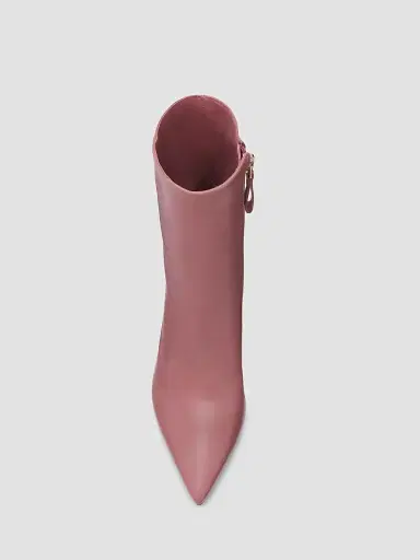 Alexandre Birman Women's Natalie 85MM Leather Ankle Boots - Clay - Size 12 | Thumbnail 3