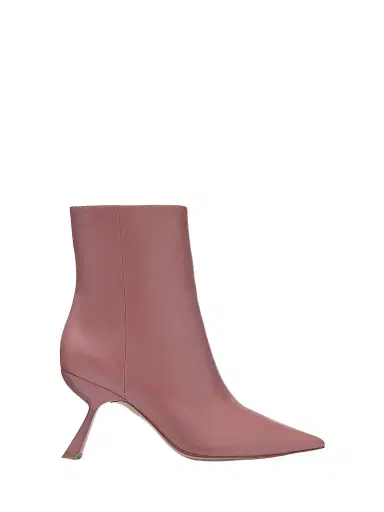 Alexandre Birman Women's Natalie 85MM Leather Ankle Boots - Clay - Size 12 | Thumbnail 1