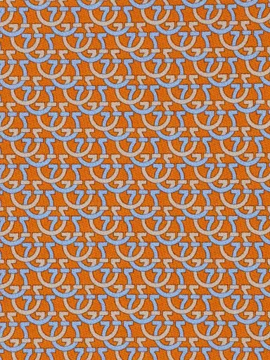 Ferragamo Men's Cerchio Silk Tie - Arancio | Thumbnail 4