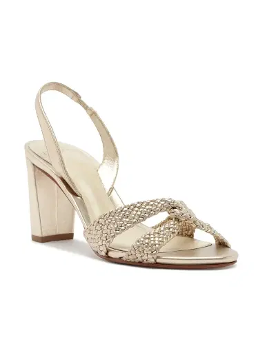 Alexandre Birman Women's Sabrina 75MM Braided Leather Slingback Sandals | Thumbnail 2 Alexandre Birman Women's Sabrina 75MM Braided Leather Slingback Sandals | Thumbnail 2