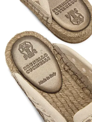 Brunello Cucinelli Women's Diamond - Patterned Espadrilles | Thumbnail 6 Brunello Cucinelli Women's Diamond - Patterned Espadrilles | Thumbnail 6