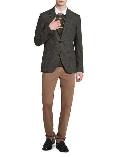 Etro Men's Herringbone Sport Coat - Bicolour - Size 48 | Thumbnail 2