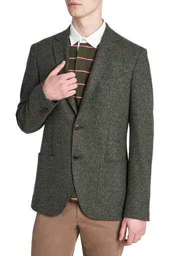Etro Men's Herringbone Sport Coat - Bicolour - Size 48 | Thumbnail 6