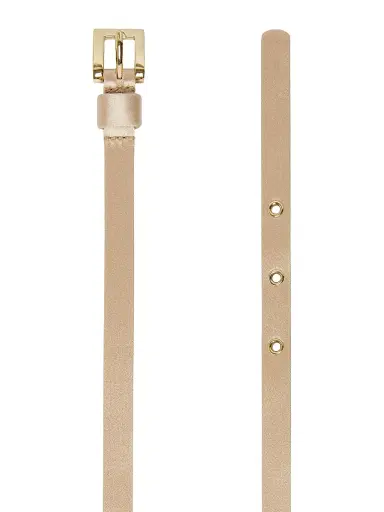 Max Mara Women's Bejewelled Satin Belt - Powder - Size Small | Thumbnail 3