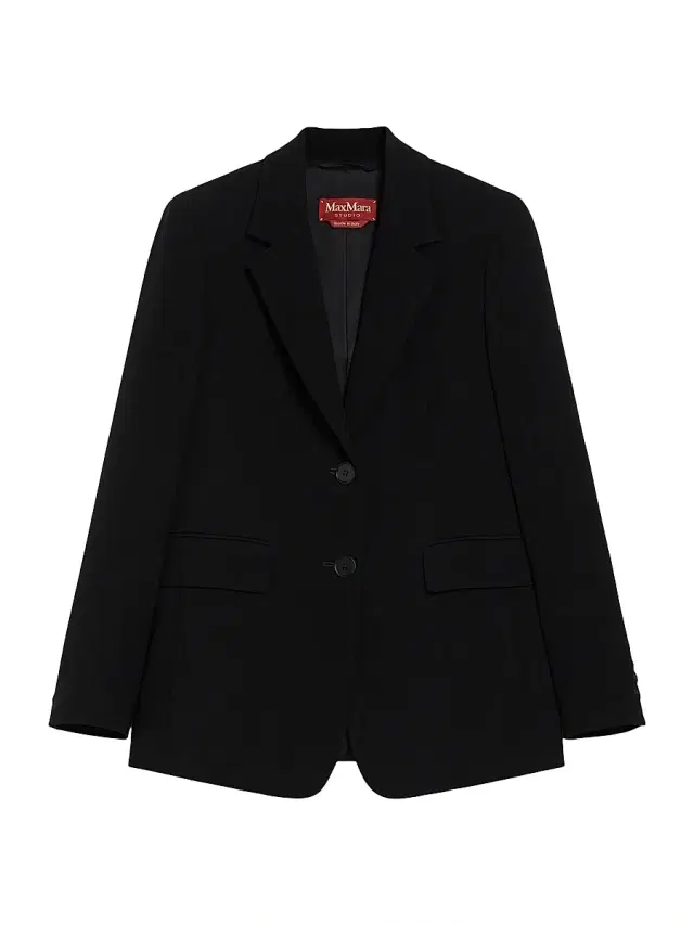 Women's Single Breasted Cady Blazer - Black