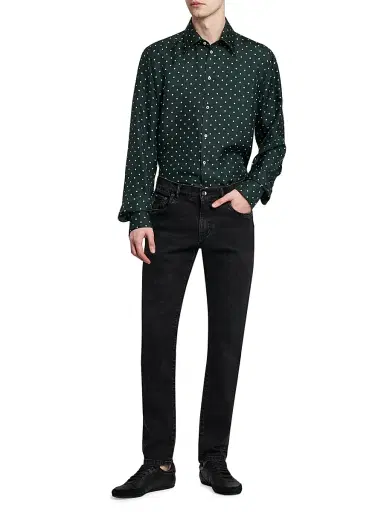 Dolce & Gabbana Men's Variante Dark Wash Stretch Jeans - Variante Abbinata - Size 56 | Thumbnail 2