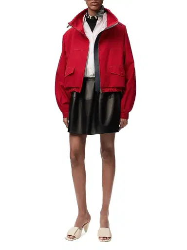 Loewe Women's Stand Collar Double Hem Parka | Thumbnail 2 Loewe Women's Stand Collar Double Hem Parka | Thumbnail 2