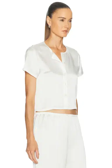 LESET Barb Short Sleeve Cardigan | Thumbnail 2
