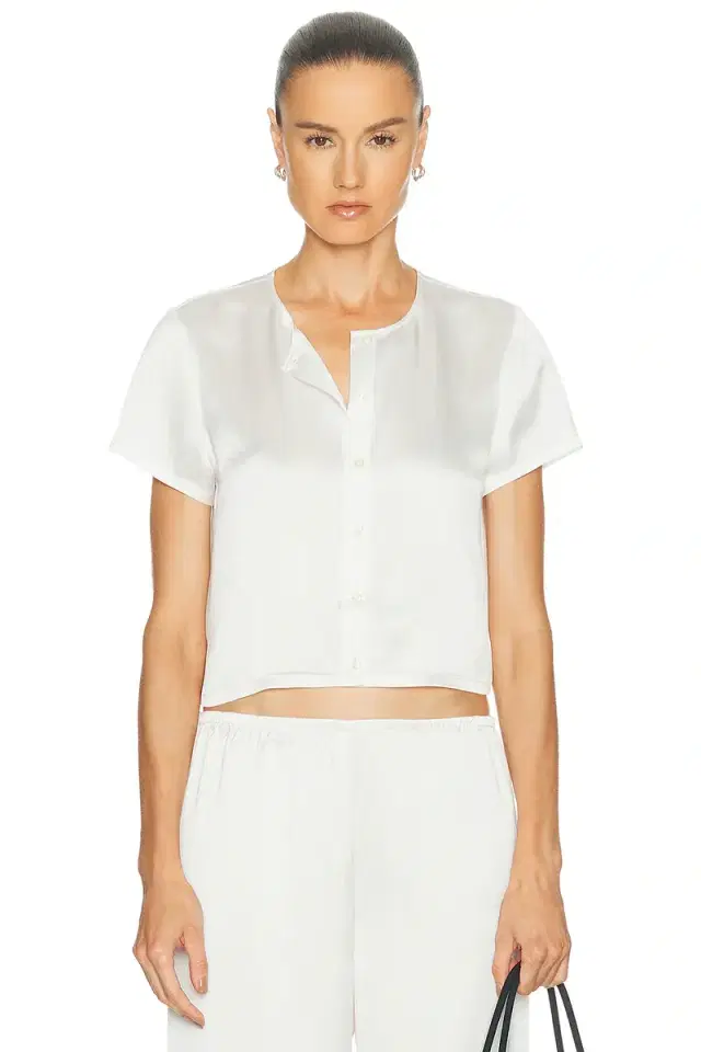 LESET Barb Short Sleeve Cardigan