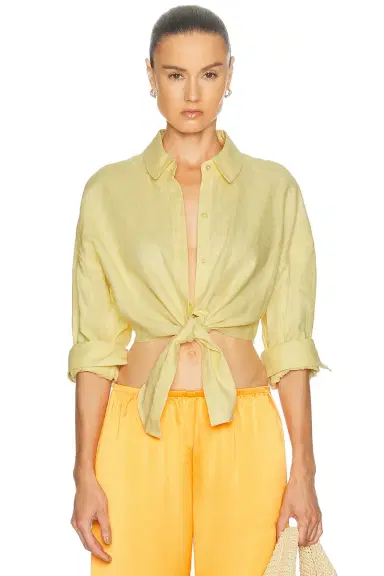 Staud Lisa Linen Top | Thumbnail 1