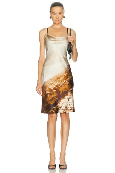 Staud Evangeline Silk Dress | Thumbnail 1 Staud Evangeline Silk Dress | Thumbnail 1