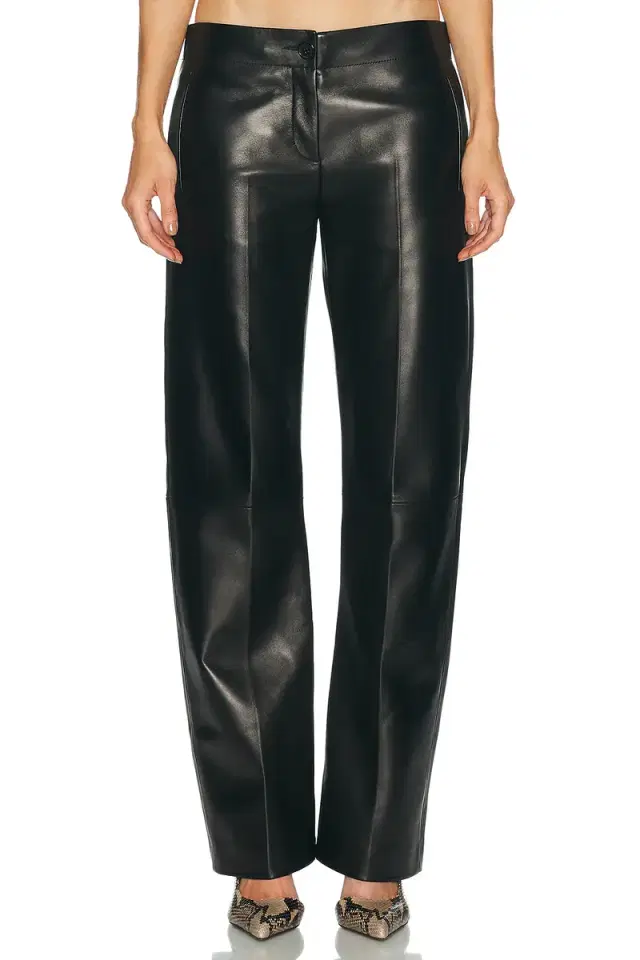 KHAITE Mita Leather Pant