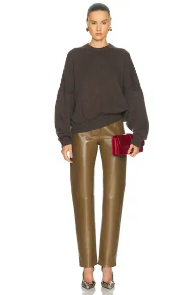 Khaite Callum Leather Pant | Thumbnail 5