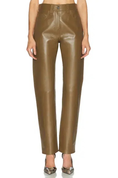 Khaite Callum Leather Pant | Thumbnail 1