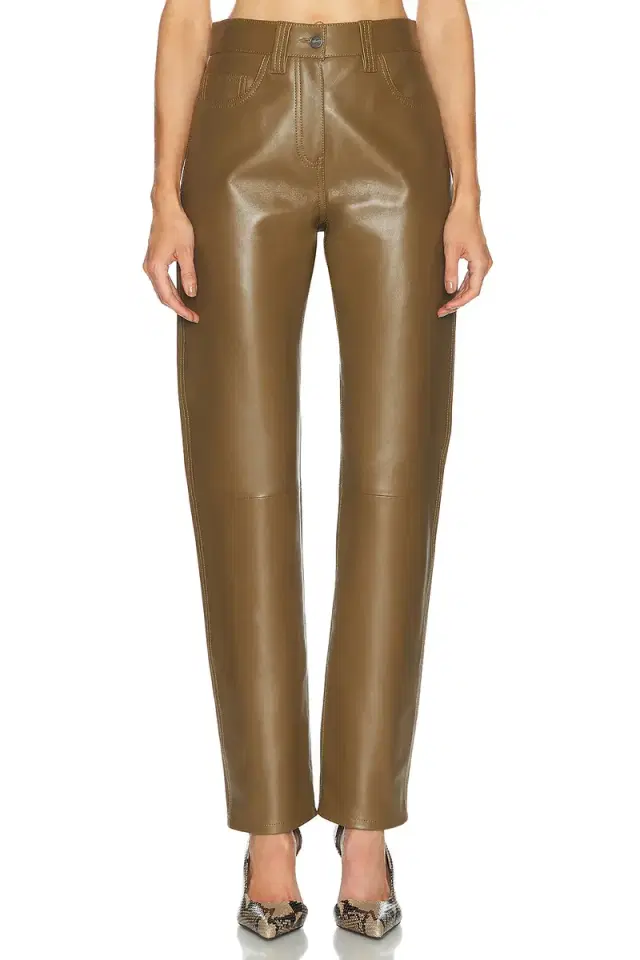 KHAITE Callum Leather Pant