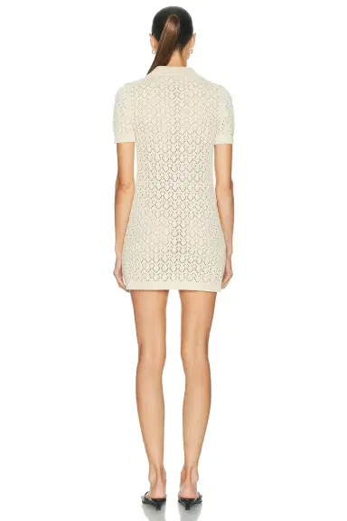 Miu Miu Cotton Traforo F.5 Dress | Thumbnail 3 Miu Miu Cotton Traforo F.5 Dress | Thumbnail 3