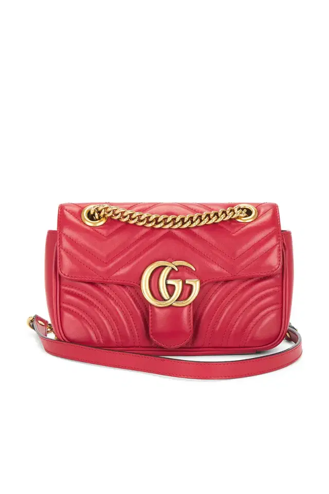 gucci Gucci Mini GG Marmont Shoulder Bag