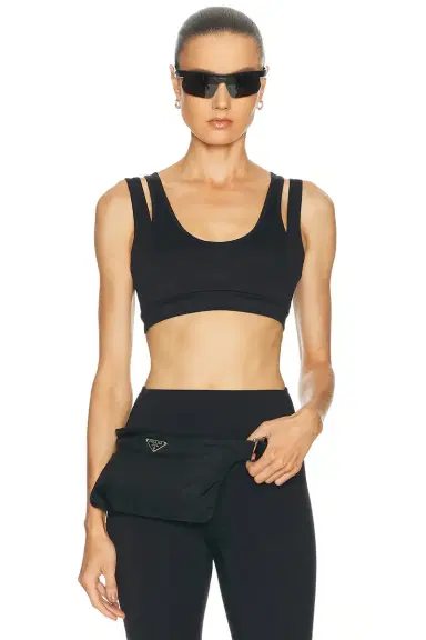 NikeSKIMS Matte Double Strap Scoop Bra | Thumbnail 1