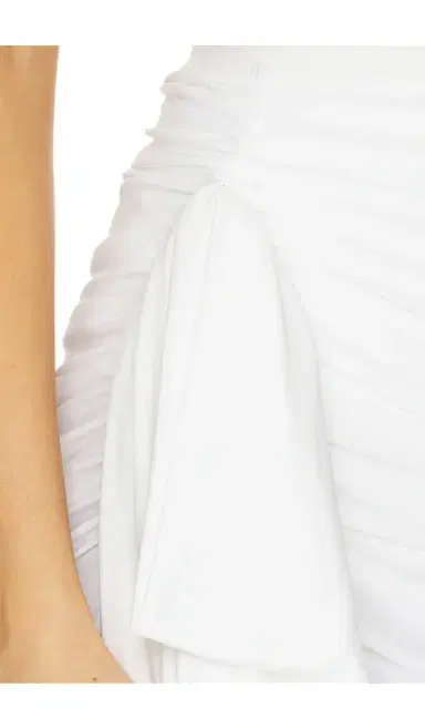 Norma Kamali Diana Long Skirt W/ Bow | Thumbnail 6