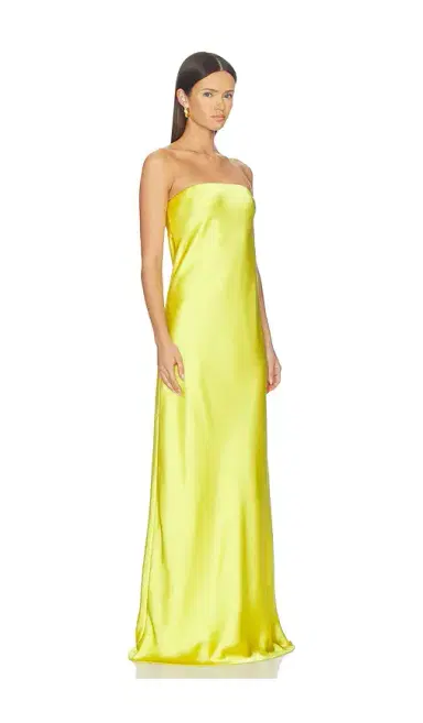 Norma Kamali Bias Strapless Gown | Thumbnail 2