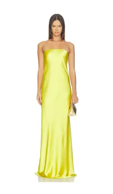 Norma Kamali Bias Strapless Gown | Thumbnail 1