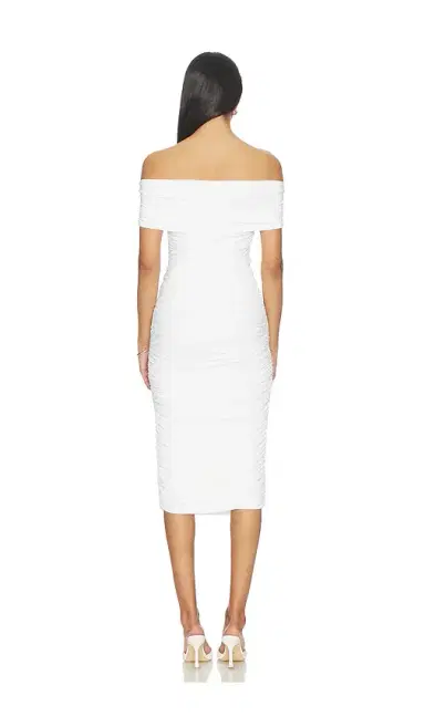 Norma Kamali Sleeveless Cowl Neck Side Shirred Dress | Thumbnail 3 Norma Kamali Sleeveless Cowl Neck Side Shirred Dress | Thumbnail 3