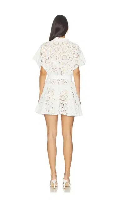 Norma Kamali Super Oversized Boyfriend Shirt Flared Mini Dress | Thumbnail 3 Norma Kamali Super Oversized Boyfriend Shirt Flared Mini Dress | Thumbnail 3