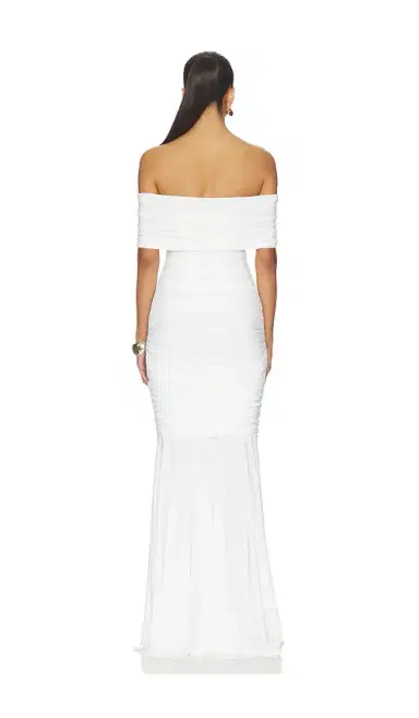 Norma Kamali Sleeveless Cowl Neck Side Shirred Fishtail Gown | Thumbnail 3