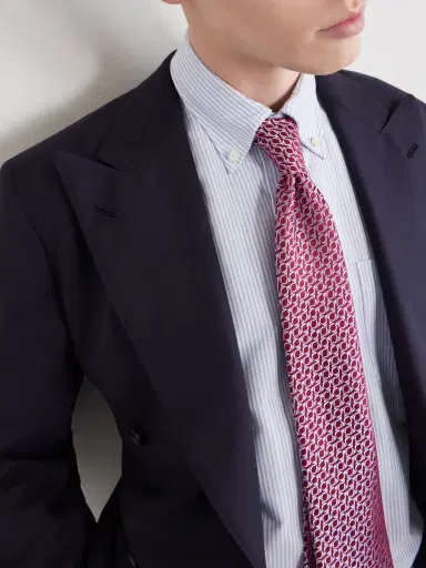 Charvet 8.5cm Silk-Jacquard Tie - Men | Thumbnail 3 Charvet 8.5cm Silk-Jacquard Tie - Men | Thumbnail 3