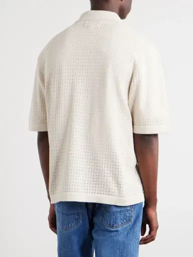 Corridor Pointelle-Knit Organic Cotton Shirt - Men | Thumbnail 4 Corridor Pointelle-Knit Organic Cotton Shirt - Men | Thumbnail 4