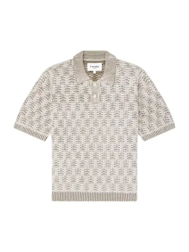 Corridor Open-Knit Pima Cotton Polo Shirt - Men