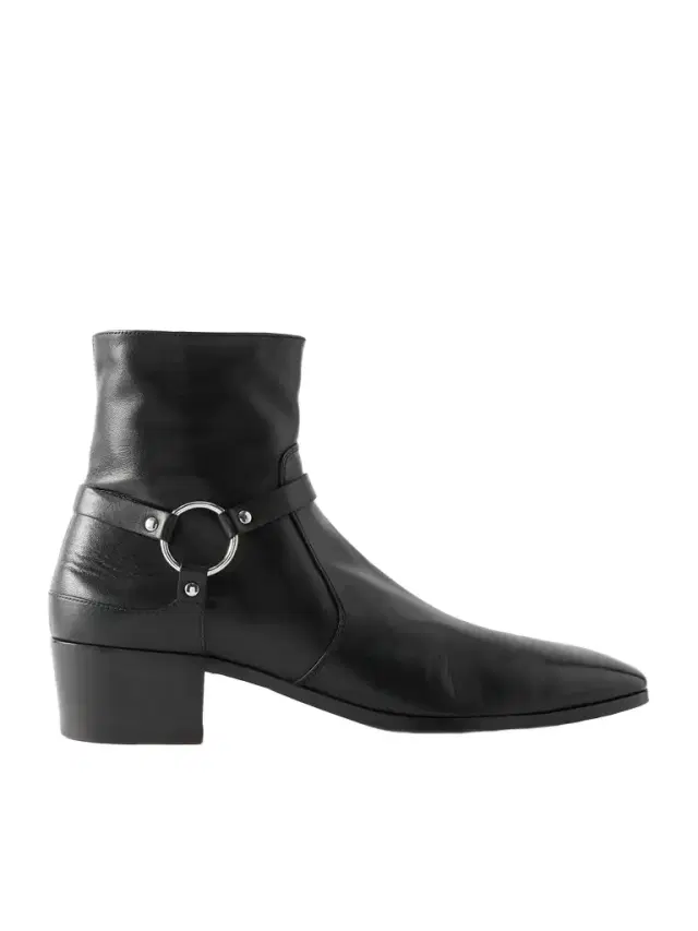 Tom Ford Clint Embellished Leather Boots - Men