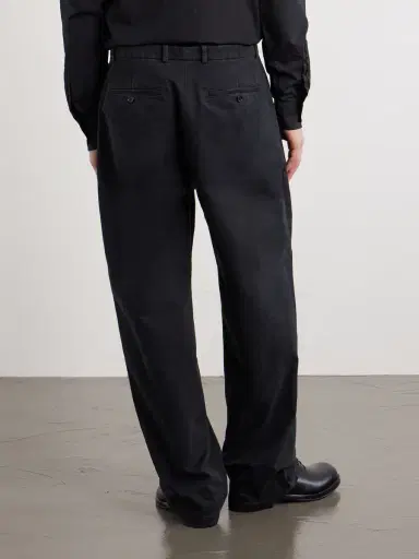 Jil Sander Straight-Leg Pleated Cotton-Drill Trousers - Men | Thumbnail 4 Jil Sander Straight-Leg Pleated Cotton-Drill Trousers - Men | Thumbnail 4