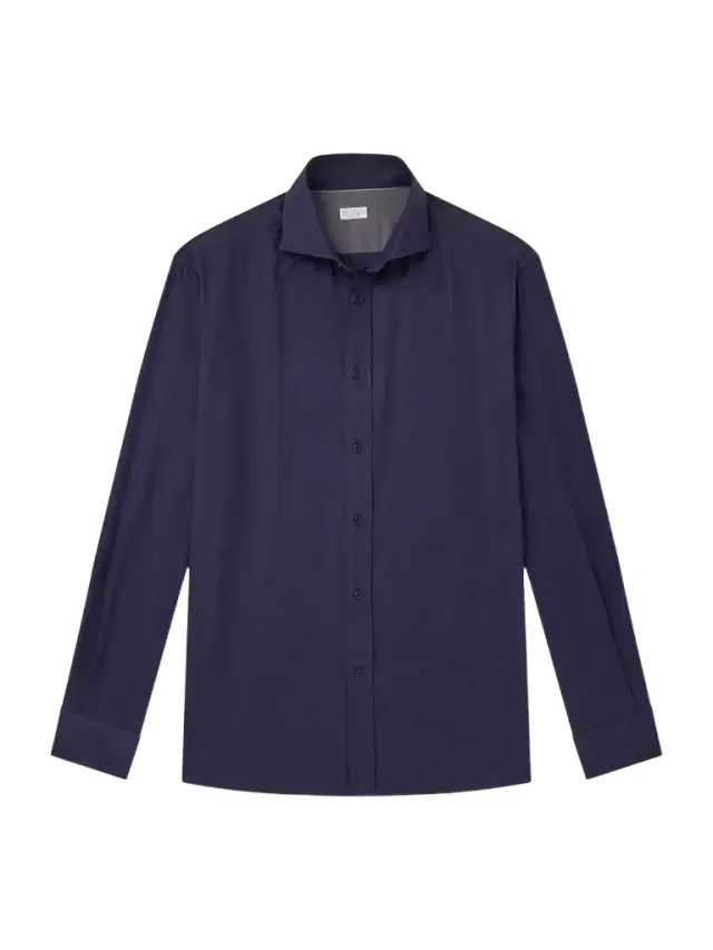 Brunello Cucinelli Herringbone Cotton and Lyocell-Blend Shirt - Men