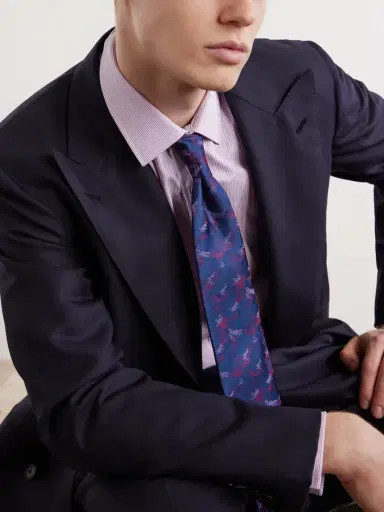 Charvet 8.5cm Silk-Jacquard Tie - Men | Thumbnail 2