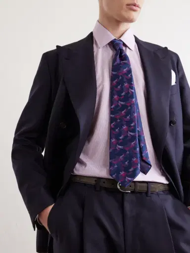 Charvet 8.5cm Silk-Jacquard Tie - Men | Thumbnail 3