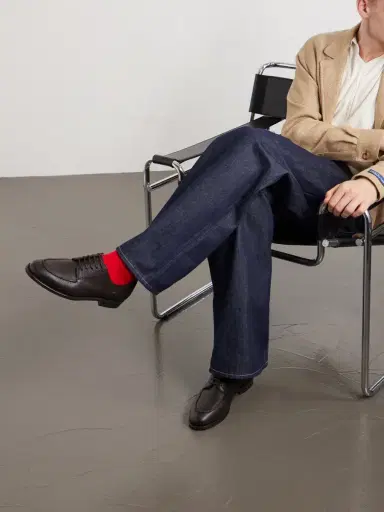 MORJAS The Split Toe Full-Grain Leather Derby Shoes - Men | Thumbnail 2